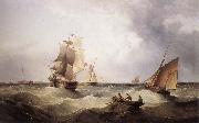 John ward of hull The Barque Columbia oil painting artist